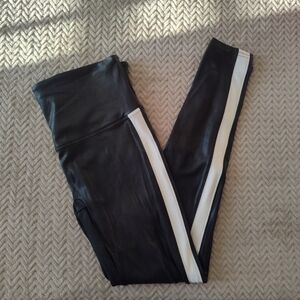 SPANX Leather Tummy Control Legging large